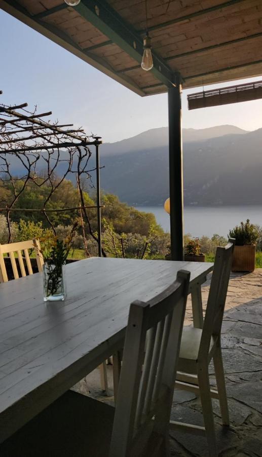 La Casetta Nel Bosco - Hot Tube And Sauna Lierna Dış mekan fotoğraf